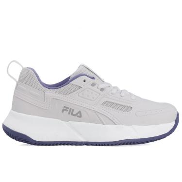 Imagem de Tênis Fila Precision Branco e Roxo-Feminino
