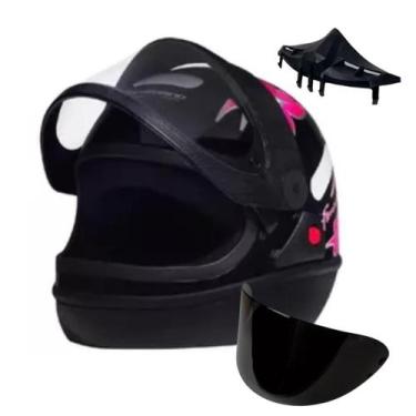 Imagem de Capacete Moto Fechado Integral San Marino Masculino Feminino Motoboy M