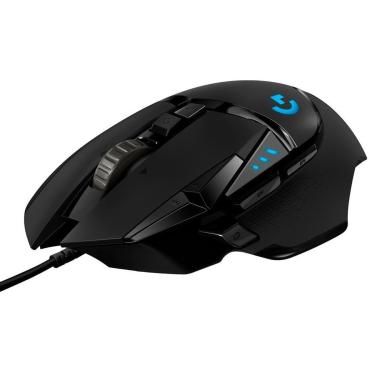 Imagem de Mouse Gamer Logitech G502 HERO com RGB LIGHTSYNC, Ajustes de Peso, 11 Botões Programáve...