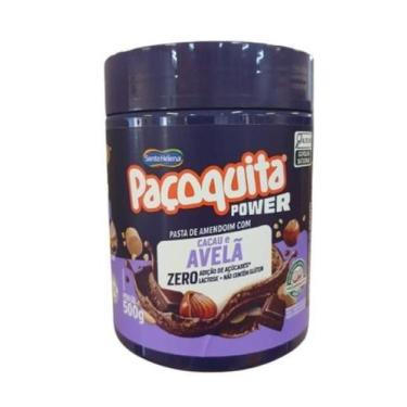 Imagem de Paçoquita Power Pasta de Amendoim 500g Cacau com Avelã Santa Helena