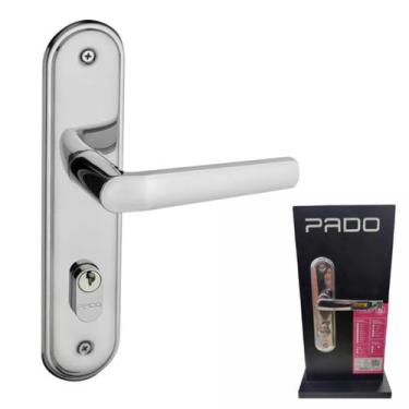 Imagem de Fechadura Porta Pado Cromado Roseta Zm Concept 403-40ce 55