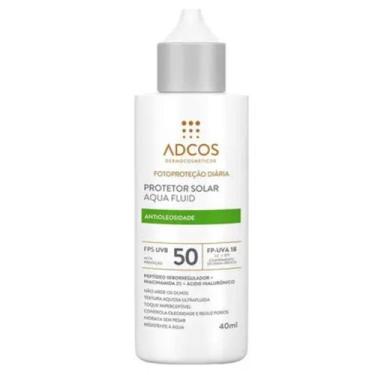 Imagem de Protetor Solar Facial Adcos Aqua Fluid Antioleosidade FPS 50 - Incolor