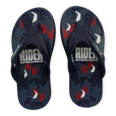 Imagem de Chinelo Rider Groove Dedo Infantil 11737 Azul - Grendene, Azul, 34