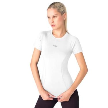 Imagem de Blusa Feminina Fila 1137742 Racer, Branco, M