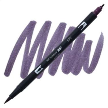 Imagem de Caneta Tombow Dual Brush Ameixa Escuro