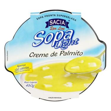 Imagem de Creme de Palmito Light Sacia 450g