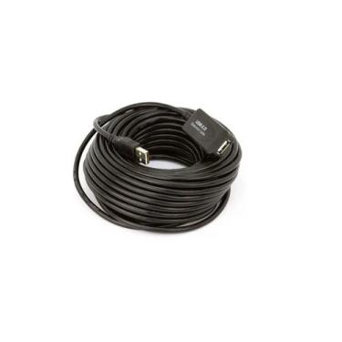 Imagem de Cabo Extensor Usb 2.0 Para Webcam Full Hd Ativo Blindado 10,00 Metros 