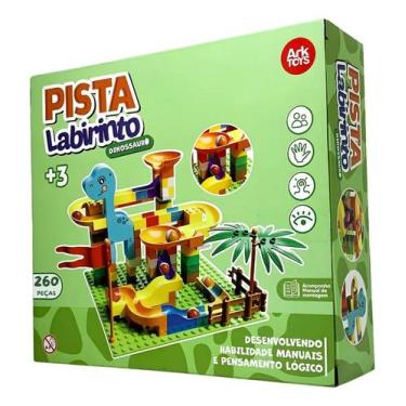 Imagem de Pista labirinto super dino 260 pçs - Ark Toys
