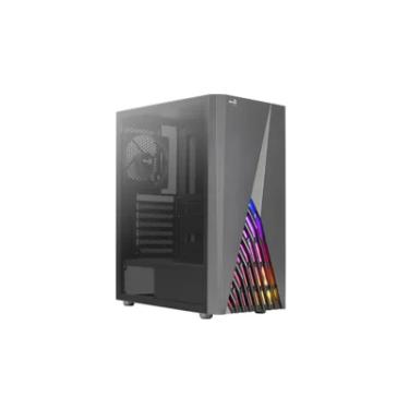 Imagem de Gabinete Gamer Aerocool Delta RGB, USB 3.0, Lateral Vidro, Preto