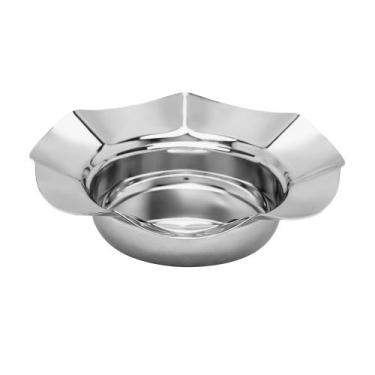 Imagem de Centro de Mesa Wolff Bonbon 17,8cm x 6cm Zamac Niquelado