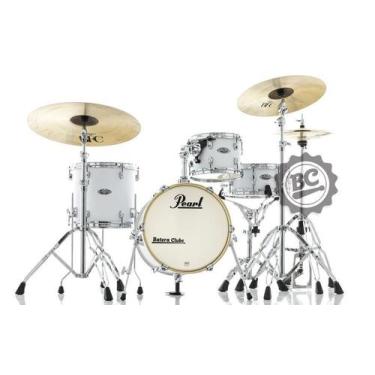 Imagem de Bateria Pearl Midtown Series Satin White com Bumbo 16, 1 Tom, Surdo e 