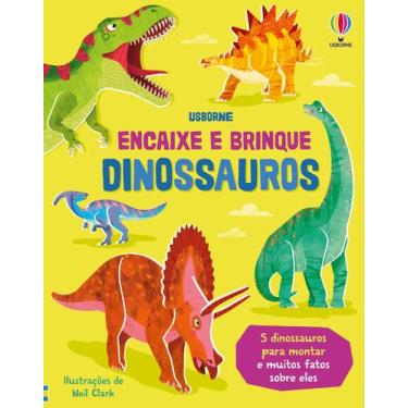 Imagem de Livro - Dinossauros: Encaixe E Brinque