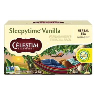 Imagem de CHÁ CELESTIAL SLEEPYTIME VANILLA Sabor Baunilha 30g - Celestial Season