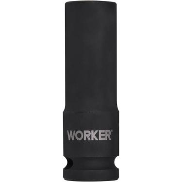 Imagem de Soquete de Impacto Longo Worker Encaixe 1-2 15mm em Aço Cromo Molibdênio Bivolt