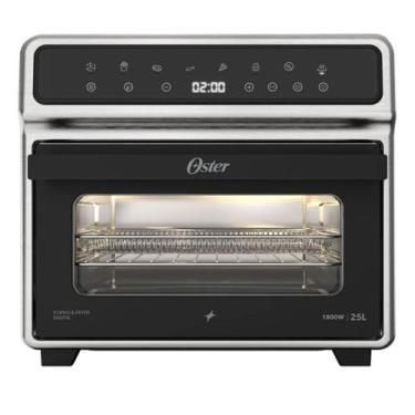 Imagem de Forno e Air Fryer Oster Digital Pro 8 em 1 25 Litros Inox OFOR270-127,