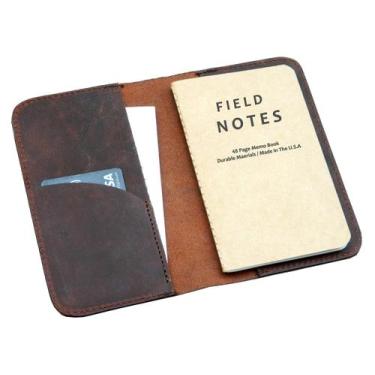 Imagem de Capa de Couro HERTE para Caderno 3,5"x5,5"