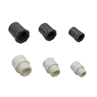 Imagem de 1/2 '3/4' 1 'Rosca Fêmea/Macho para Diâmetro Interno 20/25 / 32mm Conector de PVC Rosca do Adaptador de Reparo de Mangueira de PVC para Encaixe de Tubo de Água, Azul, Fêmea de 1 Polegada, 32mm