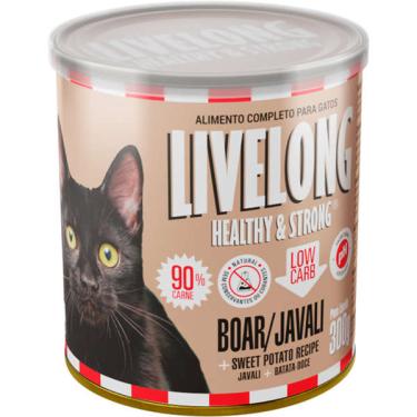 Imagem de Alimento Natural Livelong Javali para Gatos - 300 g