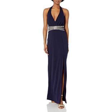 Imagem de Speechless Vestido de festa feminino longo com cintura de joias, Meia-noite, 1