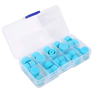 Imagem de 30 peças R134A Tampa de porta de refrigerante de ABS durável para válvula de ar condicionado