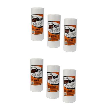 Imagem de Bobina Saco Plastico Picotada 25x35 Ecoroll Extra Fort 6 Un