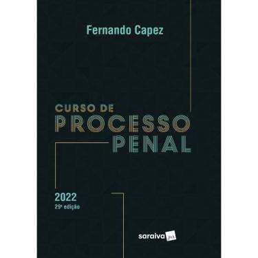 Imagem de CURSO DE PROCESSO PENAL - 29A EDIçãO 2022