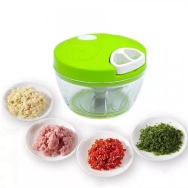 Imagem de Triturador Picador Manual Alho Cebola Vinagrete Alimentos