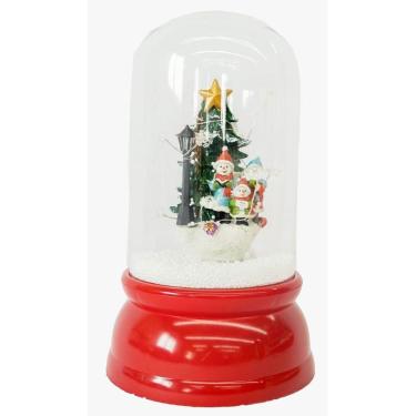 Imagem de Decoração Enfeite Natal Cúpula Natalina 12 Leds Árvore de Natal 29,5cm