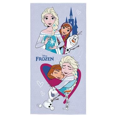 Imagem de Toalha Aveludada Banho/Piscina Estampada Frozen 70X140M