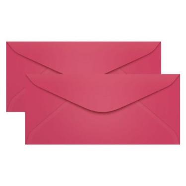 Imagem de Envelope Para Convite Rosa Pink 114X229mm Scrity 100Un