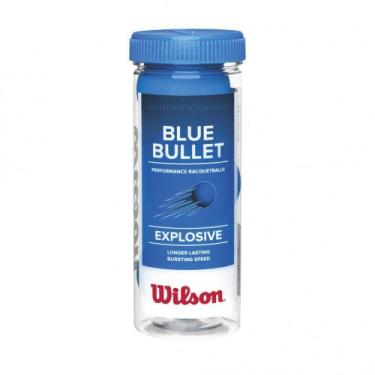 Imagem de Bola De Frescobol Wilson - Blue Bullet - Tubo 3 Bolas