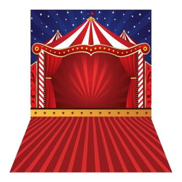 Imagem de Fundo Fotográfico Newborn Circo 1,2X1,5 Ffp-276