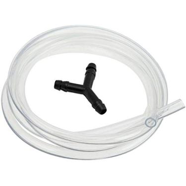 Imagem de Vixen Horns Mangueira de plástico transparente de 3/20.3 cm OD com kit divisor farpado Y para sistemas de buzina de trem/ar e outras aplicações de suspensão VXK8102