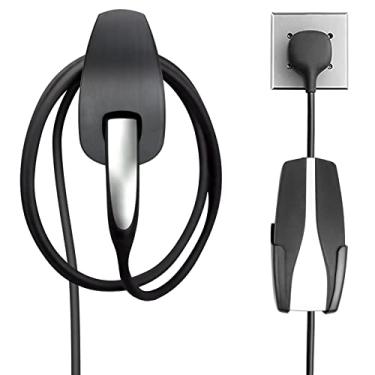 Imagem de Organizador de cabos de carregamento Tesla da Toplight, suporte de conector de parede, adaptador de cabo de carregador com suporte de chassi, compatível com o modelo 3/S/Y/X