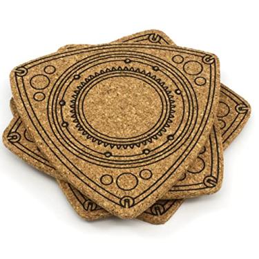 Imagem de Conjunto de 4 porta-copos em forma de rotor - da Rotary13B1