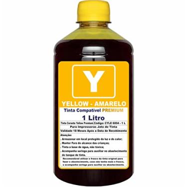 Imagem de AUTHENTIC INK 1 Litro Tinta Amarela Premium Para Impressoras Epson Ecotank L3250 L3150 L3210 L3110 L5190 - Colorido - Tinta para Impressora
