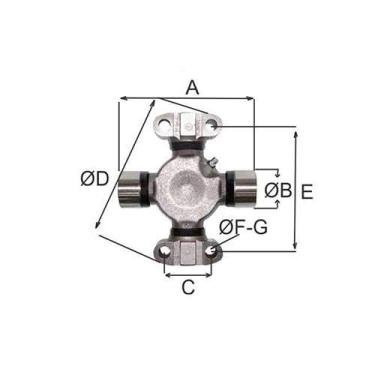 Imagem de CRUZETA CARDAN TEMA TERRA COMPACTADOR