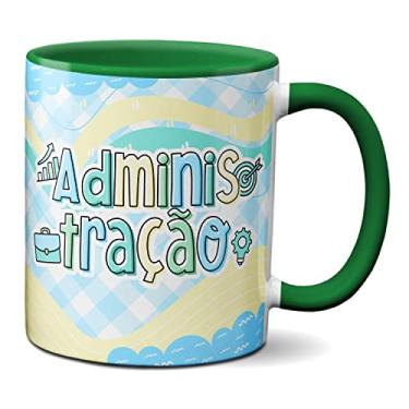 Imagem de Caneca Administração Profissão Administrador Criativa (Verde)
