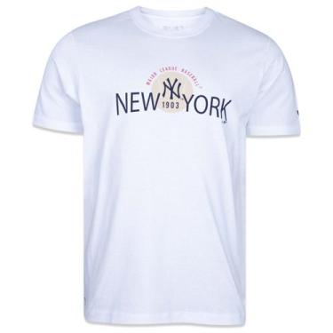 Imagem de Camiseta New Era Regular Mlb New York Yankees Core Manga Curta Branco