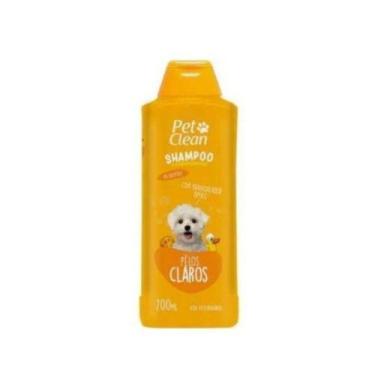 Imagem de Shampoo Pelos Claros Pet Clean 700ml Cães Cachorros Pet