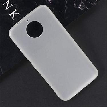 Imagem de Capa para Motorola Moto G5S Plus, capa traseira de TPU macia resistente a arranhões à prova de choque de silicone gel de borracha antidigitais capa protetora de corpo inteiro para