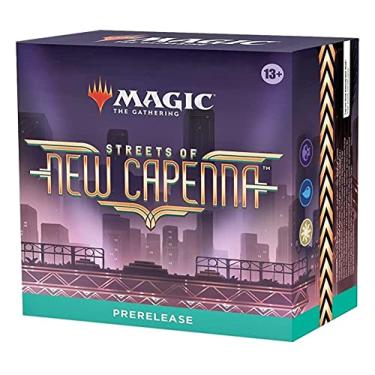 Imagem de Magic: The Gathering Prerelease Kit: MTG Streets of New Capenna Obscura White Blue Black - 6 Packs, Promos, Dice