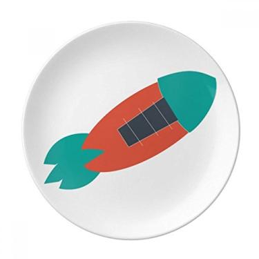 Imagem de Universo Alienígena Monstro Rocket Prato Decorativo de Porcelana Salver Prato de Jantar