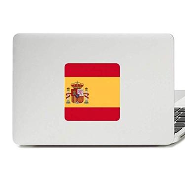 Imagem de Adesivo de vinil Paster Laptop Bandeira Nacional Espanha Europa País Decoração PC
