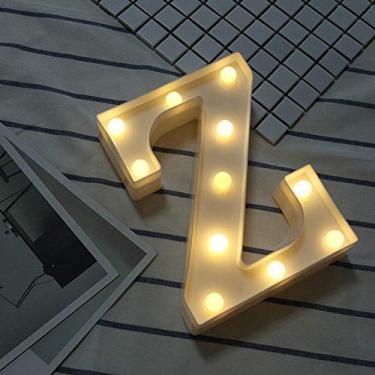 Imagem de Número de placa de casa flutuante 3D DIY branco letra de plástico luz LED letreiro alfabeto lâmpada noturna para decoração de ambientes internos e externos