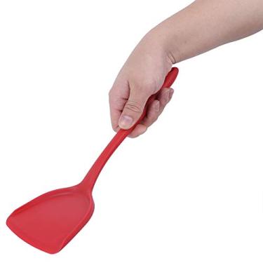 Imagem de Conjunto de utensílios de cozinha de silicone para uso doméstico, vermelho, espátula de silicone, 4 peças para utensílios de cozinha e eletrodomésticos, cozinha