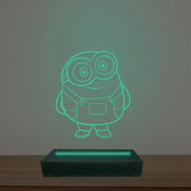 Imagem de Luminária Led 3d Minion Abajur Luxo