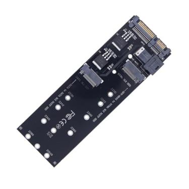 Imagem de MOOKEENONE 1 adaptador SSD de 22 pinos para SSD 2230/2242/2260/2280/22110 com acessórios de interface NVMe M.2