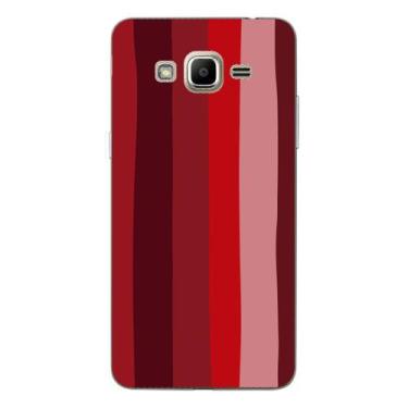 Imagem de Capa Case Capinha Samsung Galaxy Gran Prime G530 Arco Iris Vermelho -