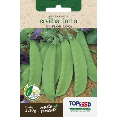 Imagem de Sementes de Ervilha Torta de Flor Roxa Saladas Hortas